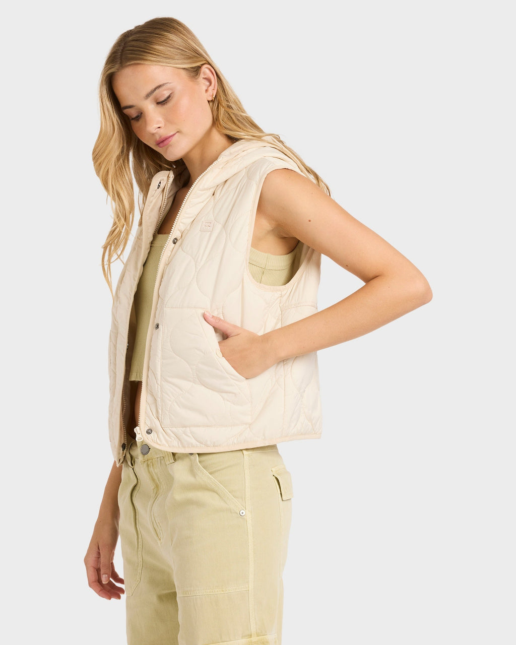 Womens Cliffs Quilted Lightweight Vest