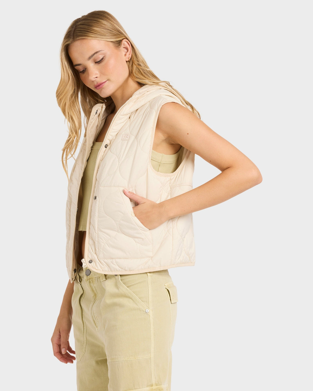 Womens Cliffs Quilted Lightweight Vest