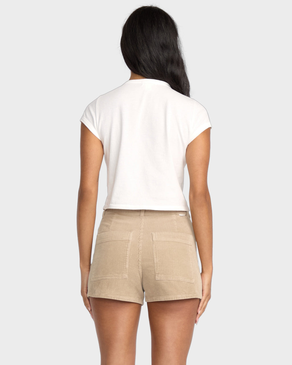 Womens Free Fall Cord Denim Shorts