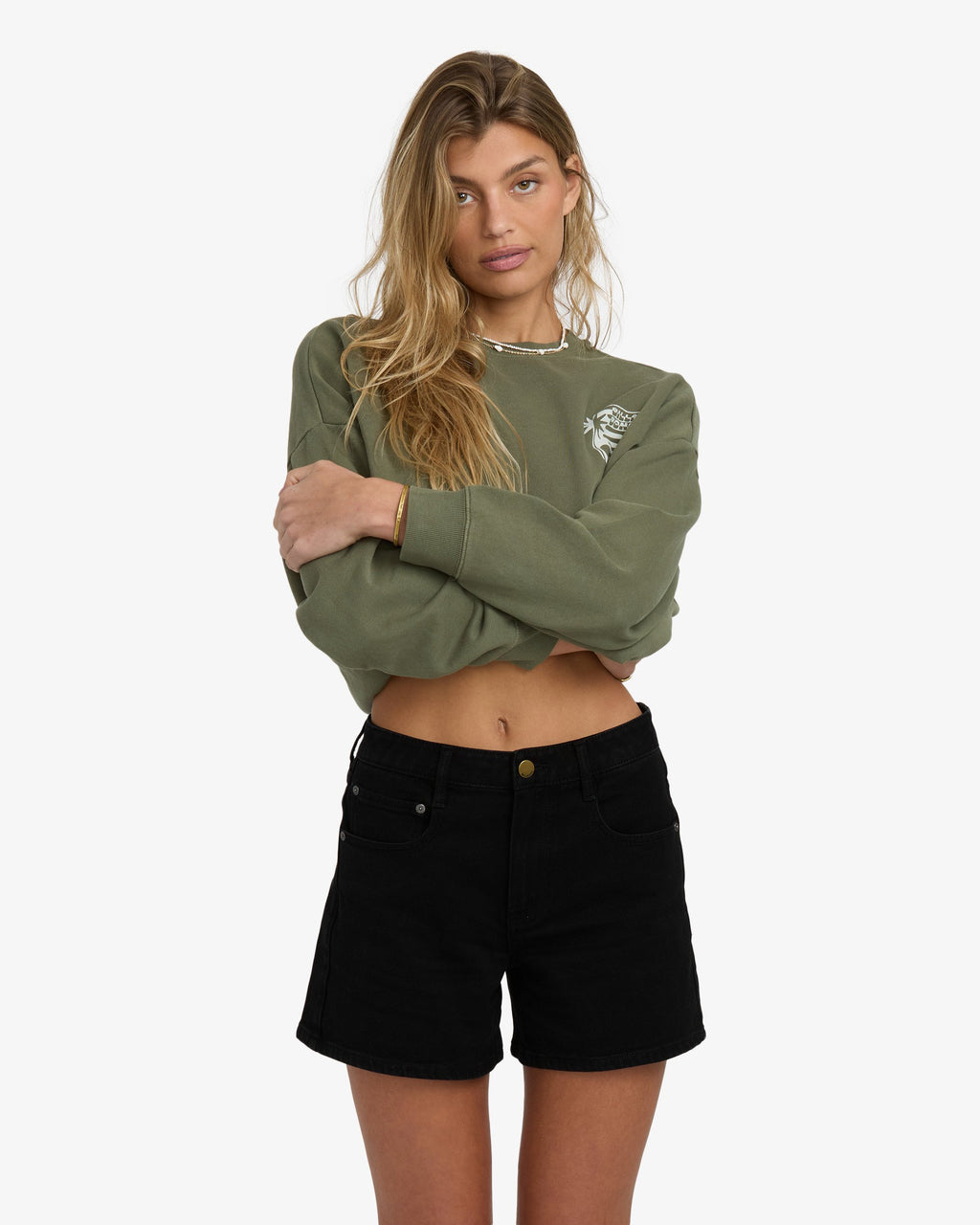 Womens Shifter Denim Shorts