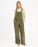 Womens Vacay Cord Overall