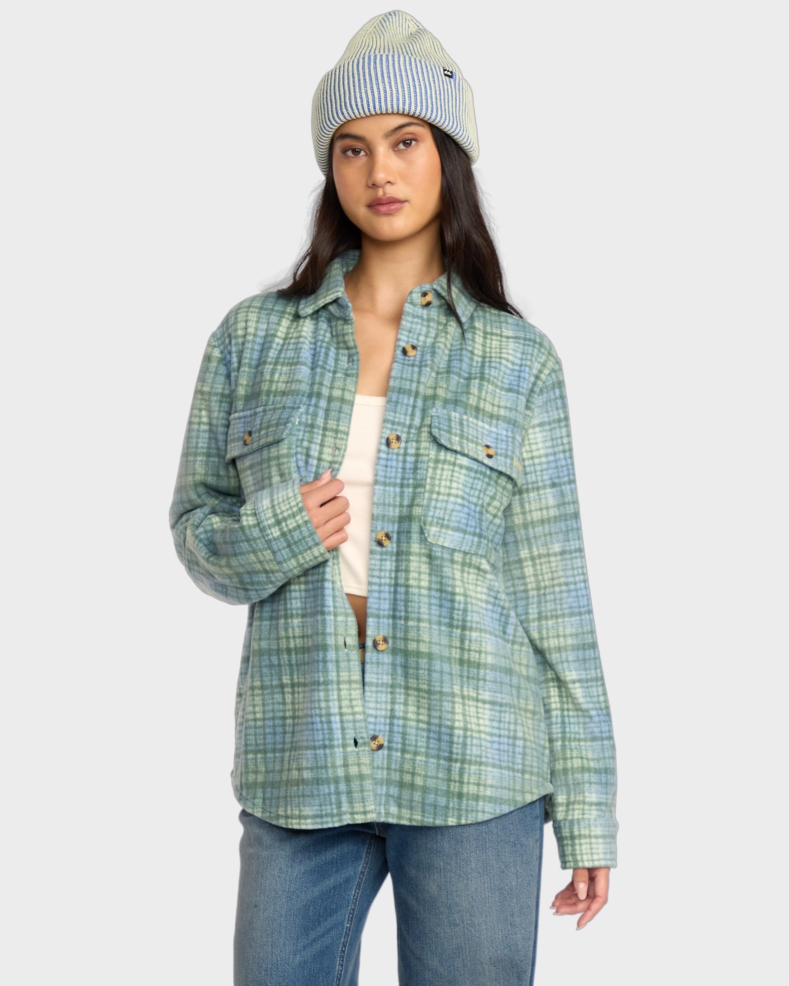 Womens Forge Fleece Flannel Shirt