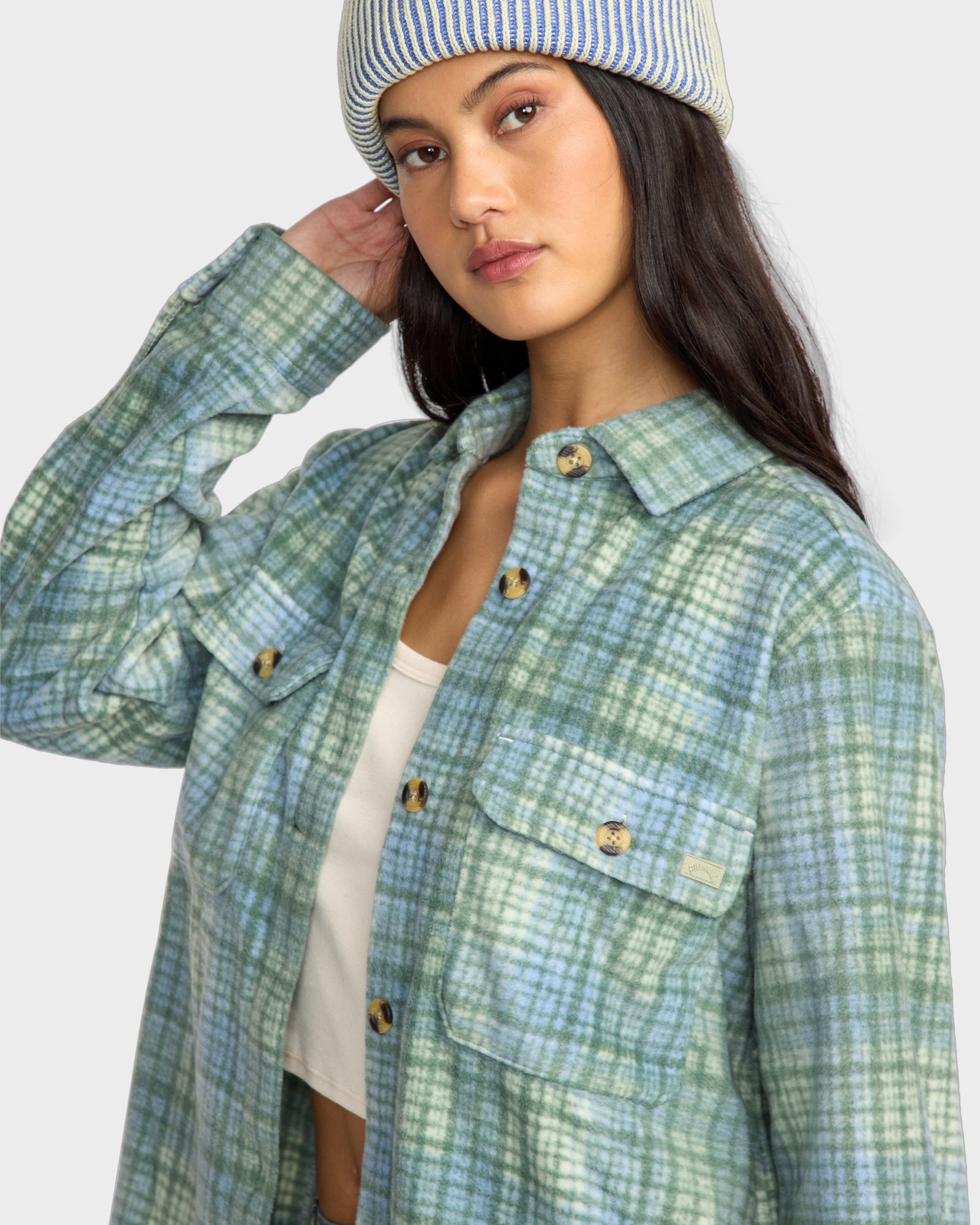 Womens Forge Fleece Flannel Shirt