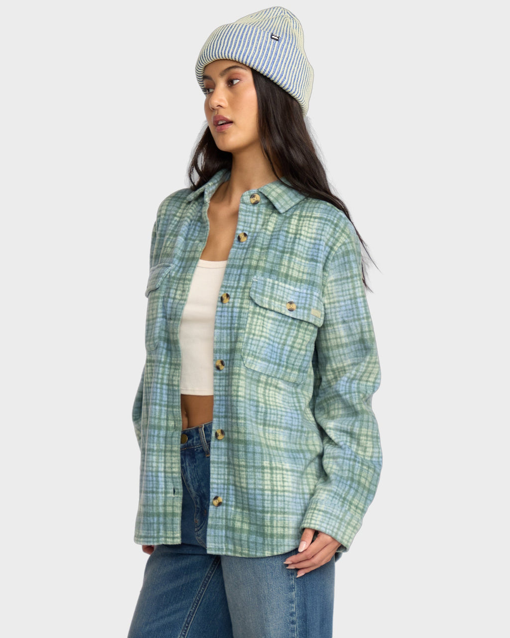 Womens Forge Fleece Flannel Shirt