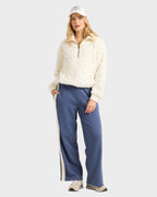 Womens Le Love Half Zip Fleece Top