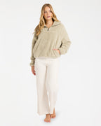 Womens Groovin Half Zip Fleece Top