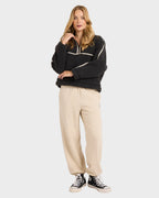Womens Getting Warm Pullover Fleece Top