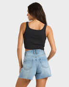 Womens Vacation Soil Cropped Tank