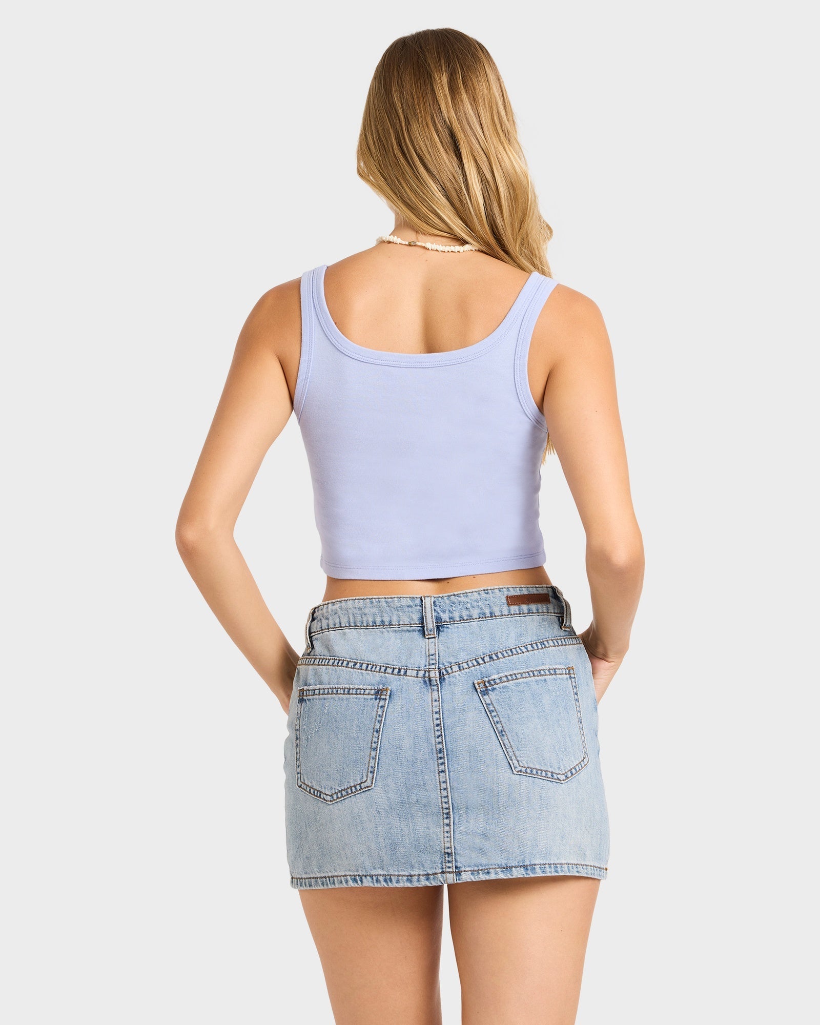 Womens Paradise Trio Cropped Tank