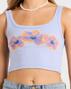 Womens Paradise Trio Cropped Tank