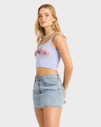 Womens Paradise Trio Cropped Tank