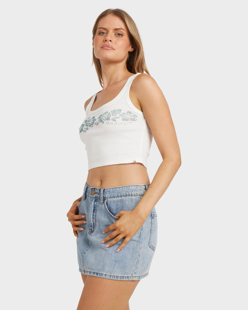 Womens Tropical Mixer Tank