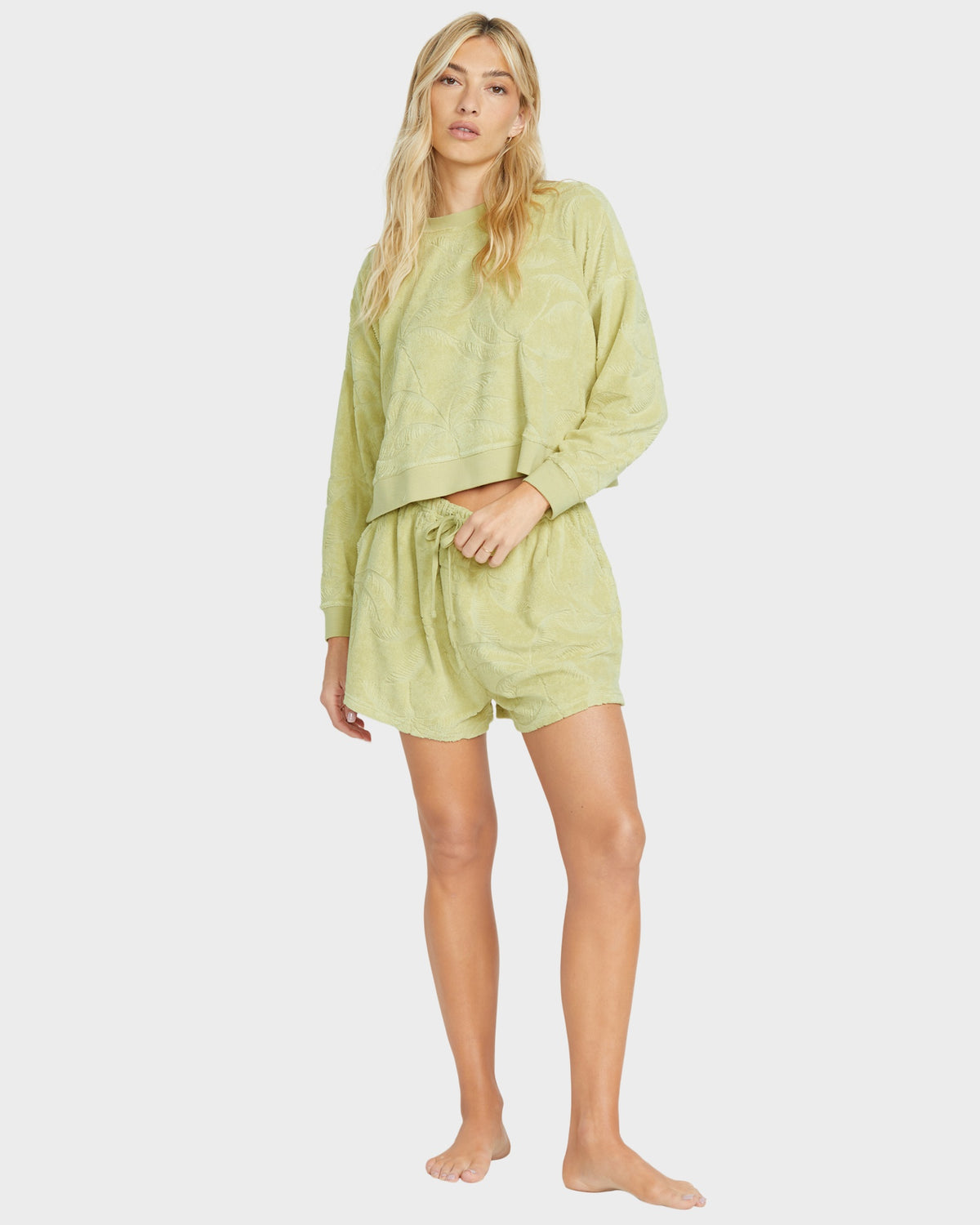 Womens Sun Tempo Crew Pullover Sweatshirt