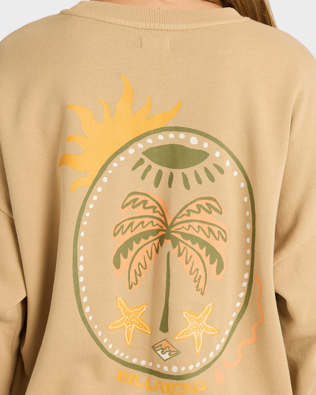 Womens Echo Crew Neck Fleece Top