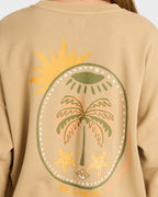 Womens Echo Crew Neck Fleece Top