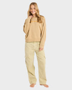 Womens Echo Crew Neck Fleece Top