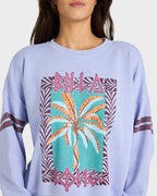 Womens Echo Crew Neck Fleece Top