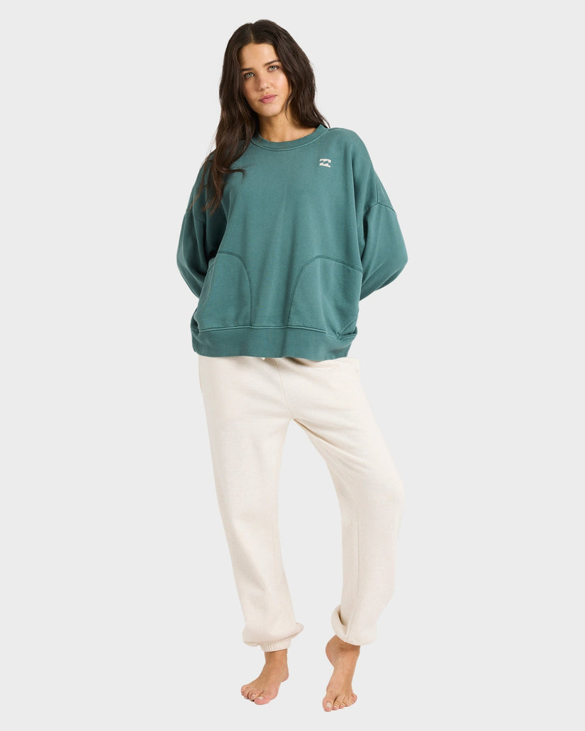 Womens Don't Forget Pullover Crew Neck