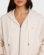 Womens Wave Essentials Zip Pullover Hoodie