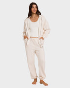 Womens Wave Essentials Zip Pullover Hoodie