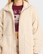 Womens Sweet Ride Zip Fleece Top
