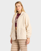 Womens Sweet Ride Zip Fleece Top