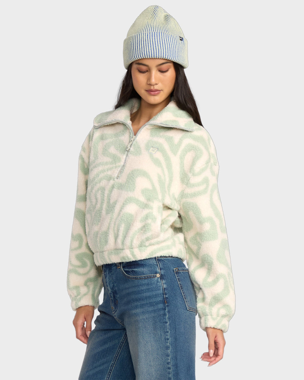 Womens Barra Half Zip Pullover