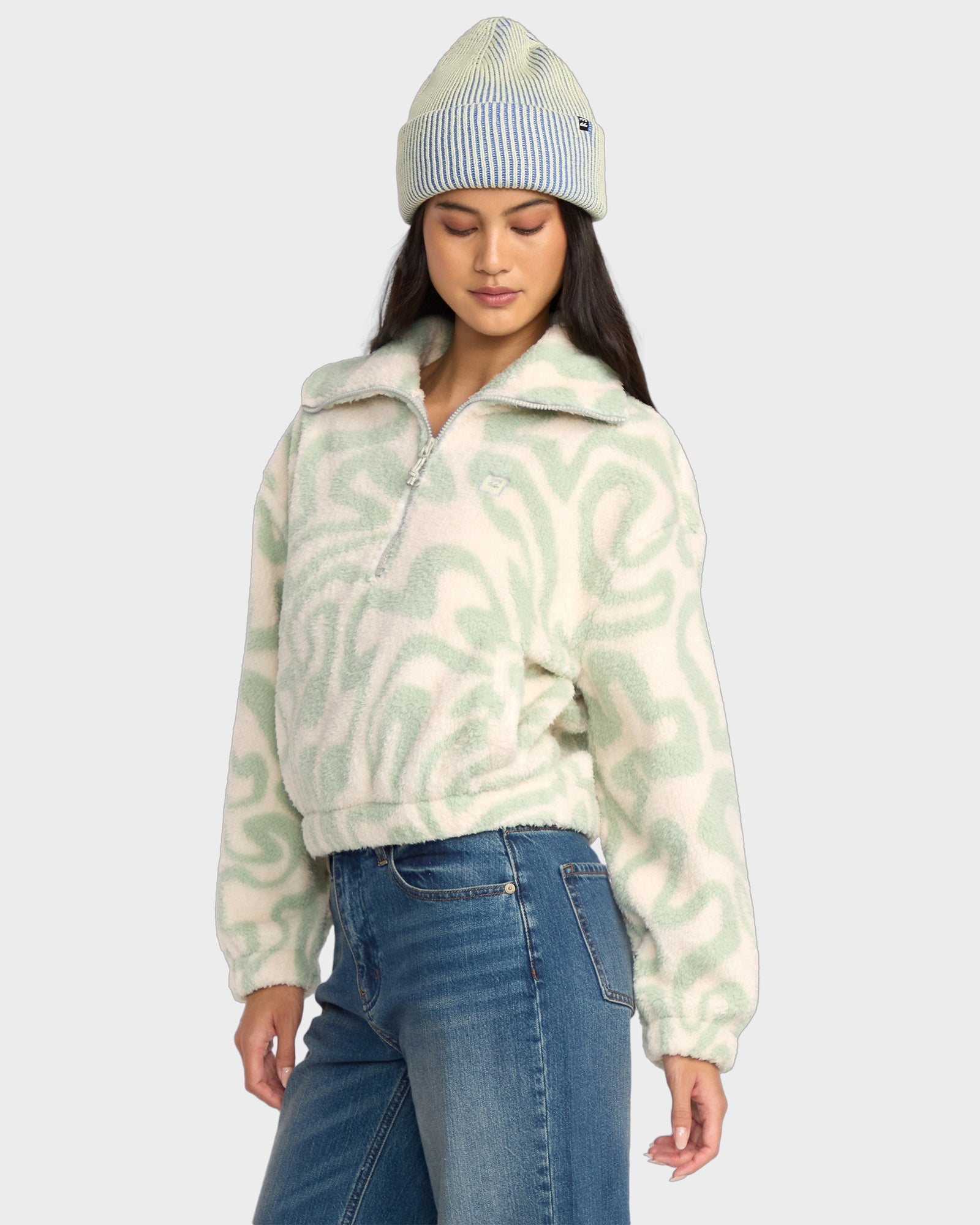 Womens Barra Half Zip Pullover