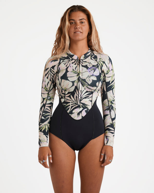Womens 2/2Mm Salty Dayz Natural Long Sleeve Springsuit