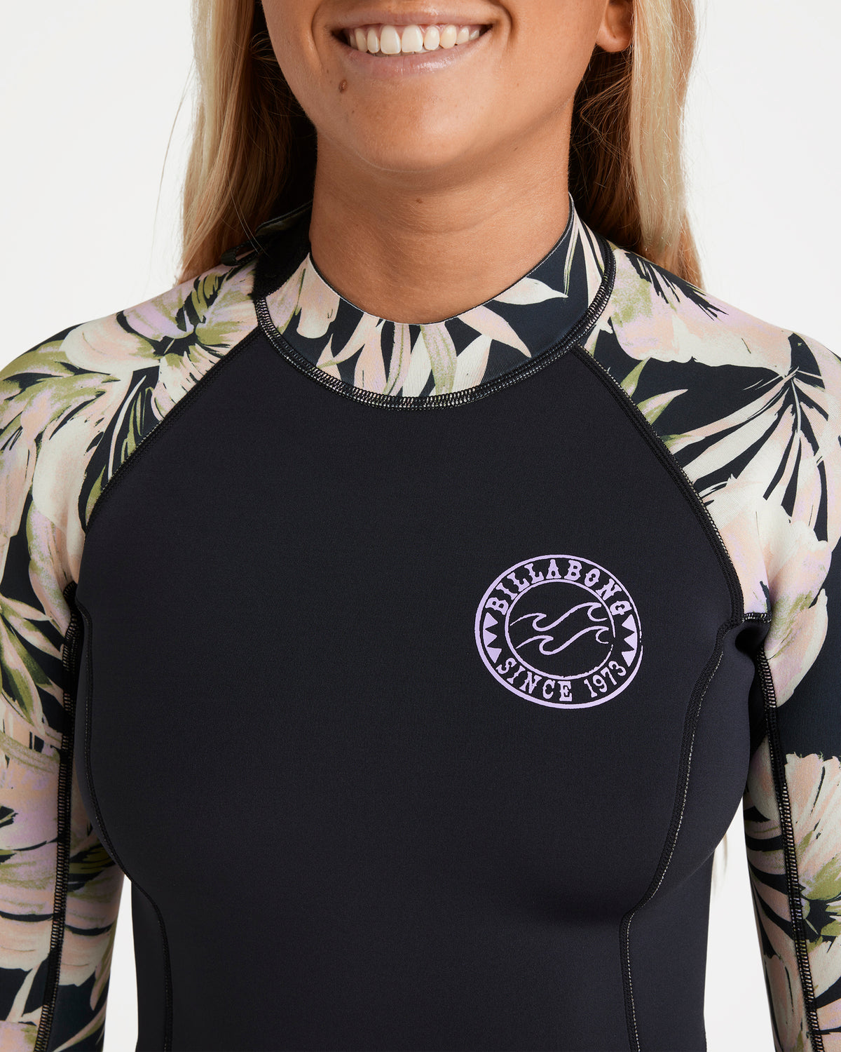 Womens 2/2Mm Spring Fever Natural Long Sleeve Springsuit