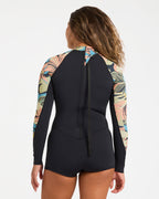 Womens 2/2Mm Spring Fever Natural Long Sleeve Springsuit