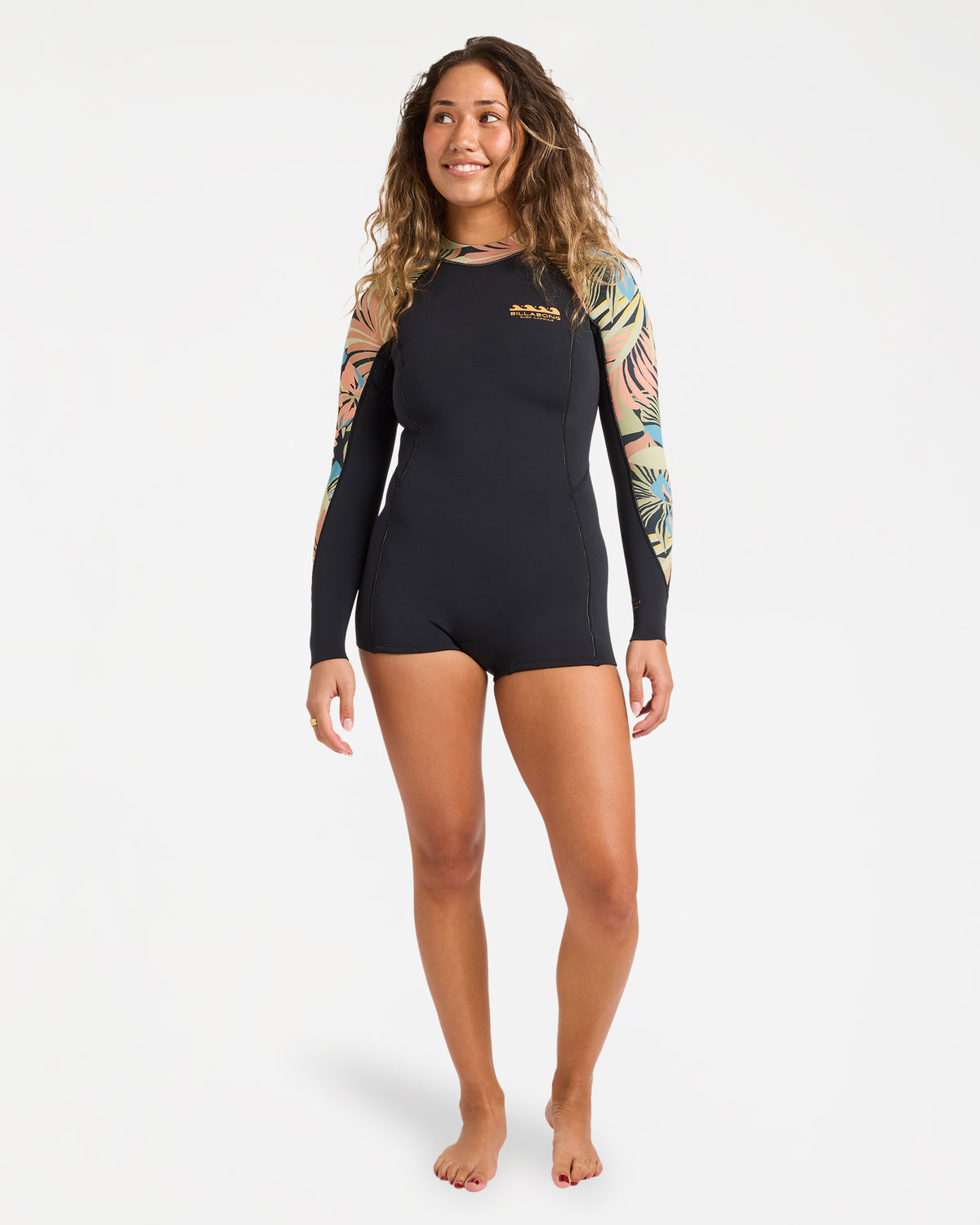 Womens 2/2Mm Spring Fever Natural Long Sleeve Springsuit