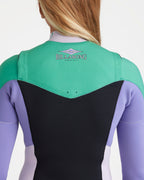 Womens 3/2Mm Salty Dayz Chest Zip Wetsuit