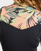 Womens 3/2Mm Salty Dayz Chest Zip Wetsuit