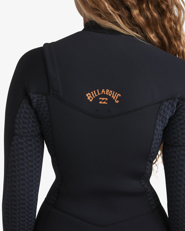 Womens 3/2mm Synergy Natural Chest Zip Steamer Wetsuit