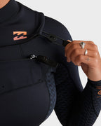Womens 4/3mm Synergy Natural GBS Chest Zip Long Sleeve Fullsuit