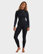 Womens 4/3mm Synergy Natural GBS Chest Zip Long Sleeve Fullsuit
