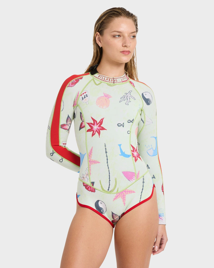 Womens Glider Back Zip Springsuit