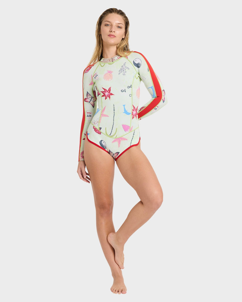 Womens Glider Back Zip Springsuit