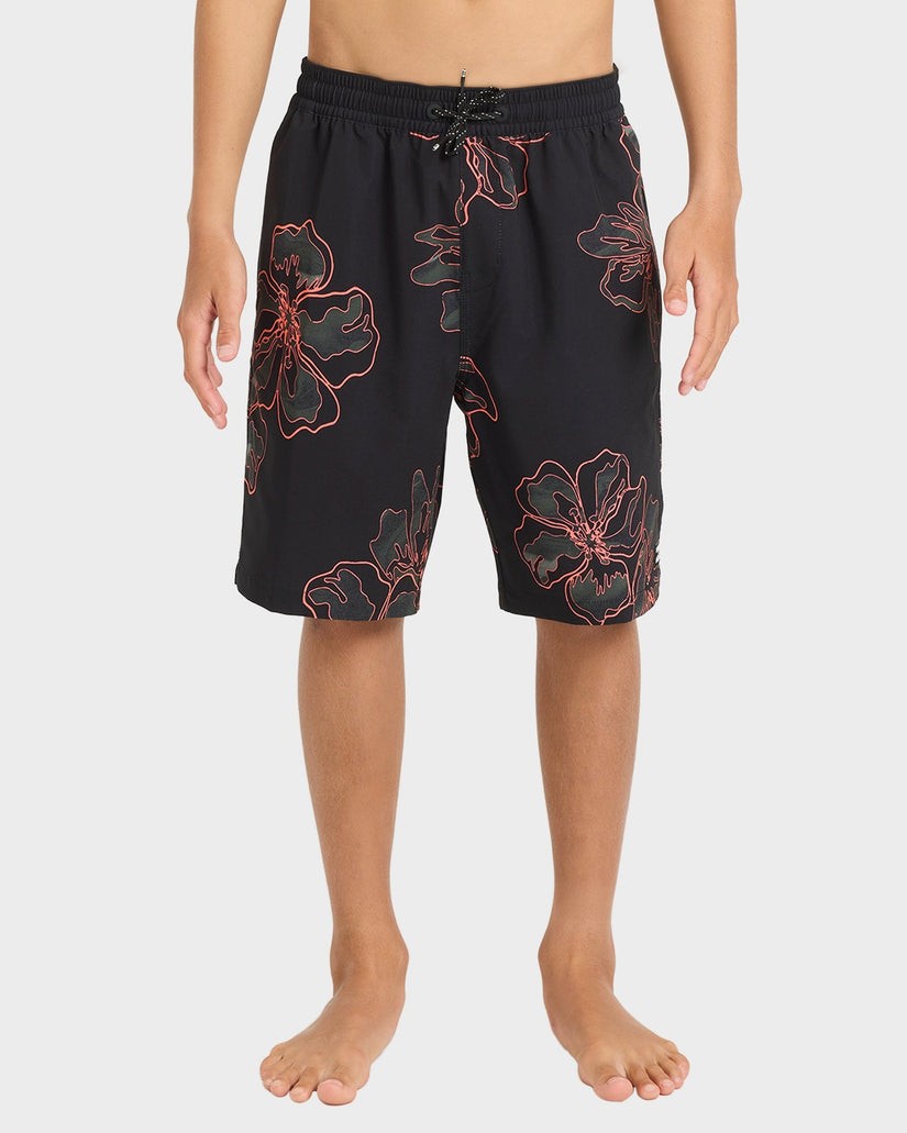 Boys 8-16 Sundays Layback 16" Boardshorts