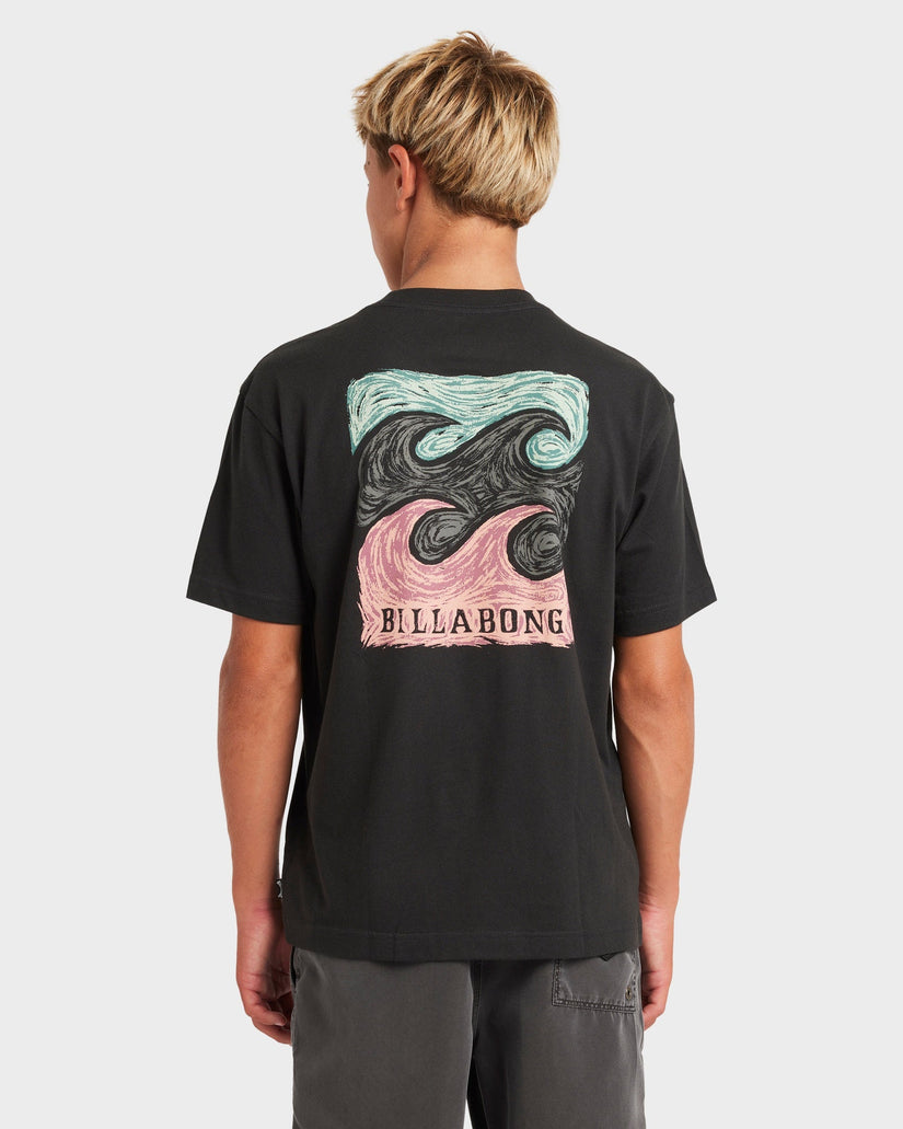 Boys 8-16 Crayon Wave T-Shirt
