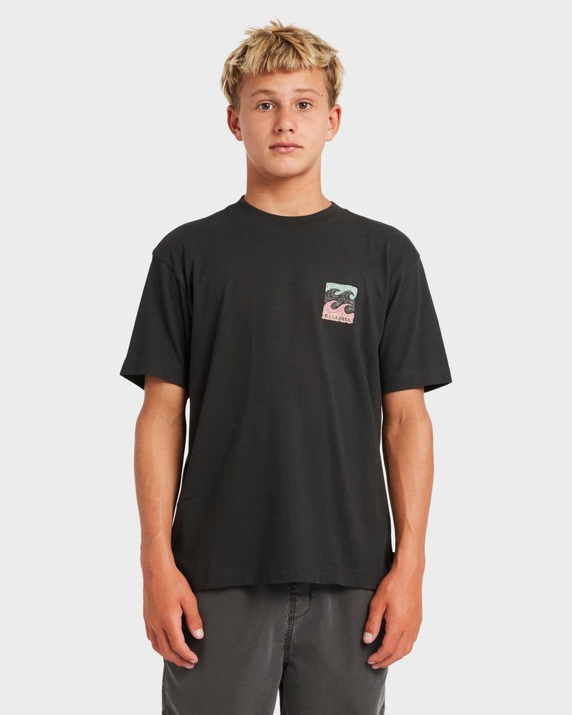 Boys 8-16 Crayon Wave T-Shirt