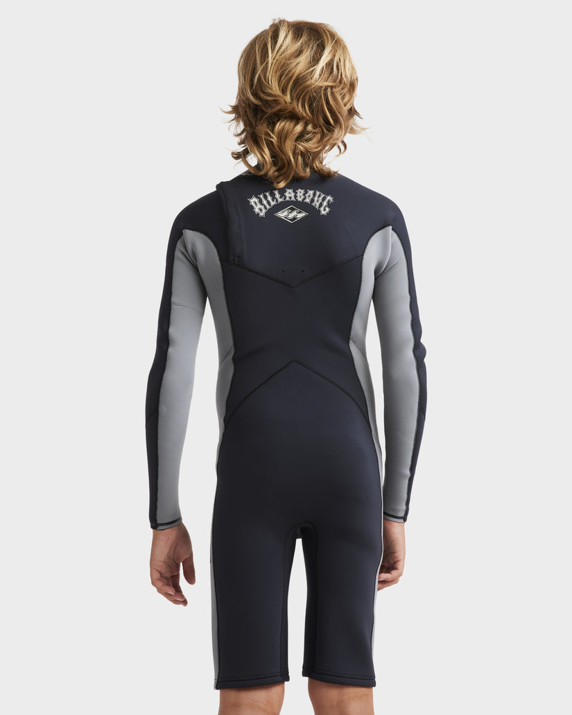 Boys 8-16 Absolute Natural Chest Zip Long Sleeve Springsuit