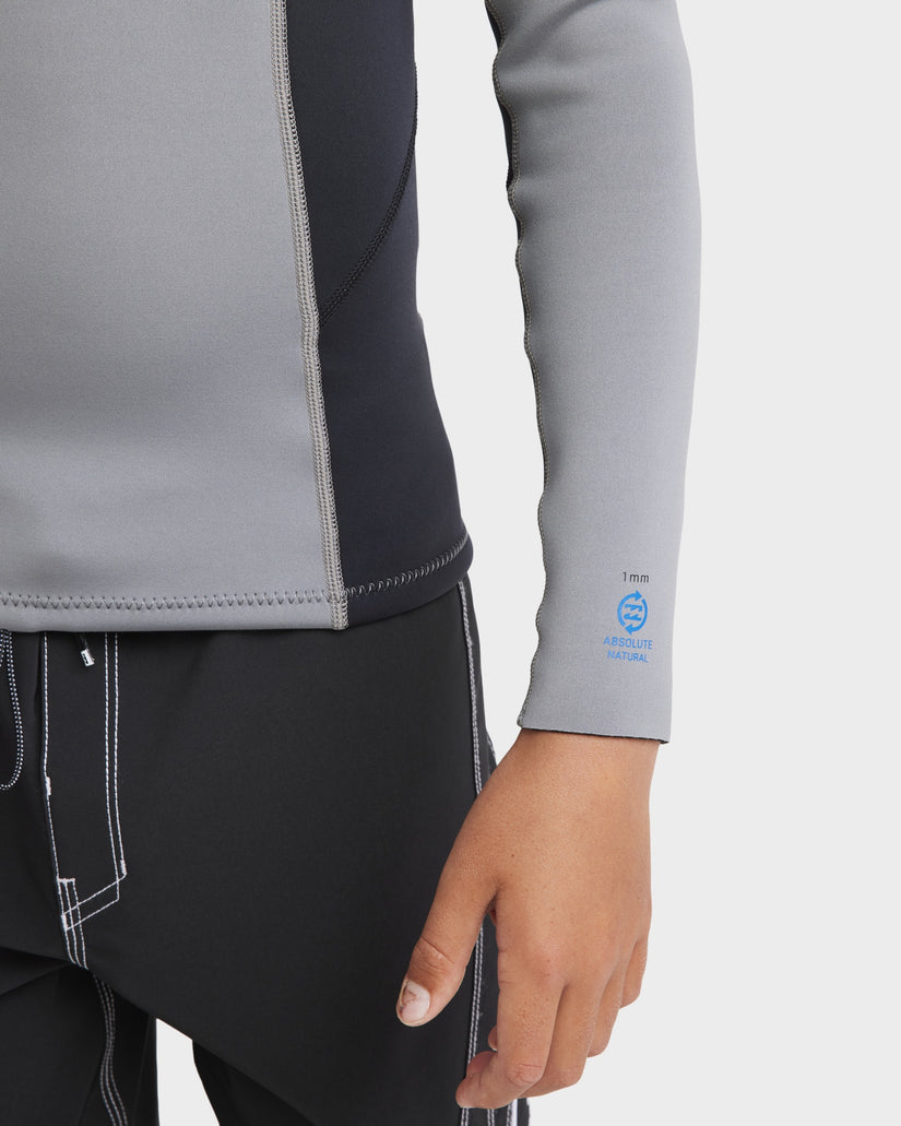 Boys 8-16 1/1mm Absolute Natural Backzip Wetsuit