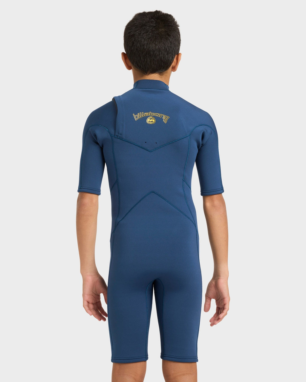 Boys 8-16 2/2Mm Absolute Natural Chest Zip Gbs Springsuit