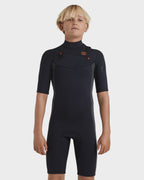 Boys 8-16 2/2Mm Absolute Natural Chest Zip Gbs Springsuit