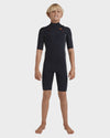 Boys 8-16 2/2Mm Absolute Natural Chest Zip Gbs Springsuit