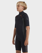 Boys 8-16 2/2Mm Absolute Natural Chest Zip Gbs Springsuit