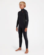 Boys 8-16 4/3mm Absolute Natural Chest Zip Steamer Wetsuit