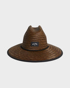 Mens Tides Print Straw Hat
